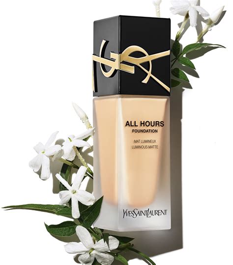 is ysl all hours foundation silicone-based|All Hours Foundation – Matte Liquid Foundation .